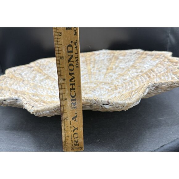 Woven Seagrass Wall Table Decor Star Basket Boho Sheik Farmhouse Coastal 17" - Picture 5 of 5